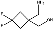 1-(AMinoMethyl)-3,3-difluoro-cyclobutaneMethanol Struktur