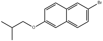 2-BroMo-6-(2-Methylpropoxy)naphthalene 结构式