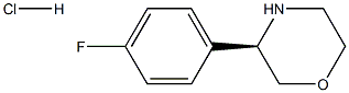 (R)-3-(4-氟苯基)吗啉盐酸盐, 1363408-43-8, 结构式