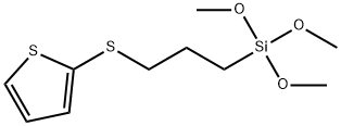 2-(3-TRIMETHOXYSILYLPROPYLTHIO)THIOPHENE Structure