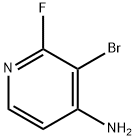 3-溴-2-氟-4-氨基吡啶, 1364917-17-8, 结构式