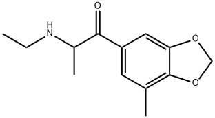 2-(Ethylamino)-1-(7-methyl-1,3-benzodioxol-5-yl)-1-propanone Structure