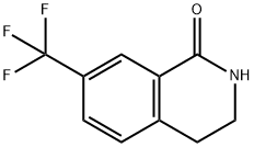 7-(TrifluoroMethyl)-3,4-dihydroisoquinolin-1(2H)-one Structure