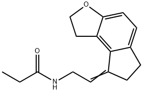 (Z)-N-(2-(6,7-二氢-1H-茚并[5,4-B]呋喃-8(2H) - 亚基)乙基)丙酰胺 结构式