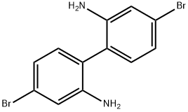 4,4'-二溴联苯-2,2'-二胺 结构式