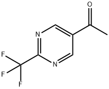 1-[2-(TRIFLUOROMETHYL)PYRIMIDIN-5-YL]ETHANONE, 1367970-52-2, 结构式