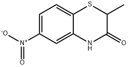 2-Methyl-6-nitro-2H-1,4-benzothiazin-3(4H)-one, 97% Structure