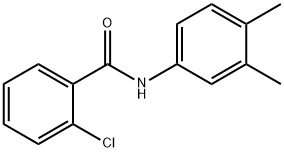 2-chloro-N-(3,4-dimethylphenyl)benzamide Struktur