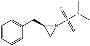 (R)-2-benzyl-N,N-diMethylaziridine-1-sulfonaMide Structure