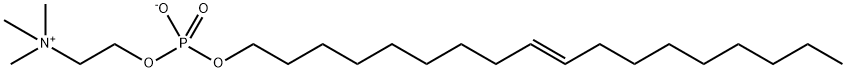 trans-9-Octadecenyl Phosphocholine Struktur
