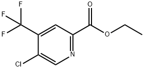 5-Chloro-4-(trifluoroMethyl)-2-pyridinecarboxylic Ethyl Ester, 1370587-22-6, 结构式