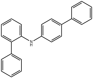 N-(4-ビフェニルイル)-2-ビフェニルアミン 化学構造式