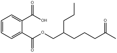 2-(((6-Oxo-2-propylheptyl)oxy)carbonyl)benzoic Acid Struktur