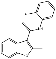 N-(2-BroMophenyl)-2-Methylbenzofuran-3-carboxaMide Structure