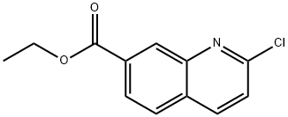 Ethyl 2-chloroquinoline-7-carboxylate Struktur