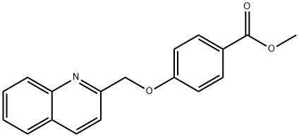 4-(2-QuinolinylMethoxy)benzoic acid Methyl ester Struktur
