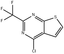 4-Chloro-2-(trifluoroMethyl)thieno[2,3-d]pyriMidine Struktur