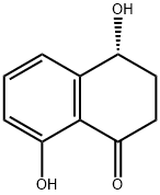 (4R)-3,4-二氢-4,8-二羟基-1(2H)-萘酮,137494-04-3,结构式