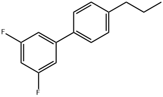 3,5-ジフルオロ-4′-プロピルビフェニル 化学構造式