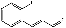 (E)-3-(2-fluorophenyl)-2-Methylacrylaldehyde Struktur
