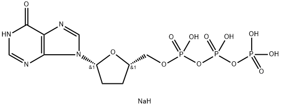 2',3'-Dideoxyinosine Triphosphate TrisodiuM Salt Struktur