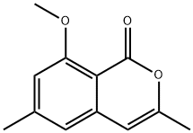 8-甲氧基-3,6-二甲基-1H-异苯并吡喃-1-酮, 137787-59-8, 结构式