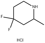 4,4-Difluoro-2-Methyl-piperidine hydrochloride Structure