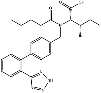 Isoleucine Valsartan 化学構造式