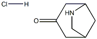 6-氮杂双环[3.2.1]辛-3-酮盐酸盐, 1378821-66-9, 结构式