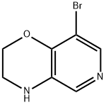 8-BroMo-3,4-dihydro-2H-pyrido[4,3-b][1,4]oxazine Structure