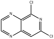 5,7-ジクロロピリド[3,4-B]ピラジン 化学構造式
