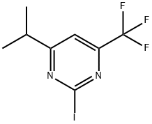 2-Iodo-4-(1-Methylethyl)-6-(trifluoroMethyl)pyriMidine Struktur