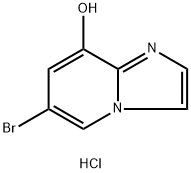 6-broMo-8-hydroxy-iMidazo[1,2-a] pyridine hydrochloride Structure