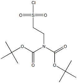 N,N-bisBoc 2-ChlorosulfonylethylaMine Struktur