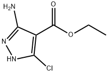 ethyl 5-aMino-3-chloro-1h-pyrazole-4-carboxylate Structure