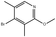 4-BroMo-2-Methoxy-3,5-diMethylpyridine Struktur
