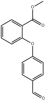 2-(4-ForMylphenoxy)benzoic Acid Methyl Ester, 1380573-86-3, 结构式