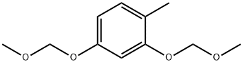2,4-bis(MethoxyMethoxy)-1-Methylbenzene Struktur