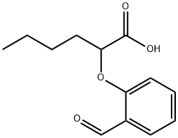 2-(2-ForMylphenoxy)hexanoic acid Structure