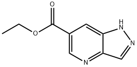 1H-ピラゾロ[4,3-B]ピリジン-6-カルボン酸エチル 化学構造式