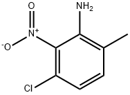 3-氯-6-甲基-2-硝基苯胺, 13852-53-4, 结构式