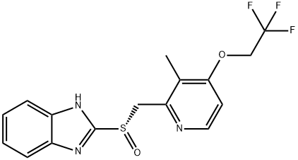 (S)-Lansoprazole 化学構造式
