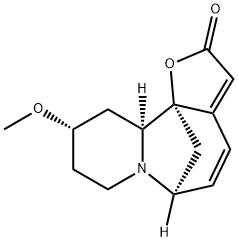 一叶萩新碱,13861-71-7,结构式