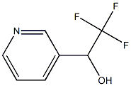 2,2,2-トリフルオロ-1-(ピリジン-3-イル)エタノール 化学構造式