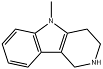 1H-Pyrido[4,3-b]indole, 2,3,4,5-tetrahydro-5-Methyl- Structure