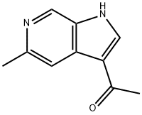 3-Acetyl-5-Methyl-6-azaindole Struktur
