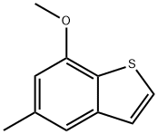 7-Methoxy-5-Methylbenzo[b]thiophene Struktur