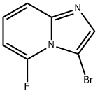 3-bromo-5-fluoroimidazo[1,2-a]pyridine Struktur