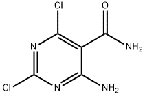 4-氨基-2,6-二氯嘧啶-5-甲酰胺, 1388816-81-6, 结构式