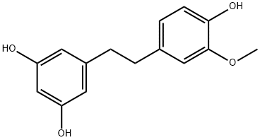 5-[2-(4-羟基-3-甲氧基苯基)乙基]-1,3-苯二酚, 139101-67-0, 结构式